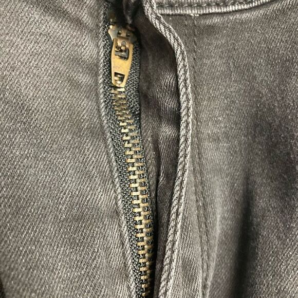 CALIFORNIA VINTAGE Women’s Faded Black Jeans‎ Size 16 Inseam 28” - Picture 6 of 11